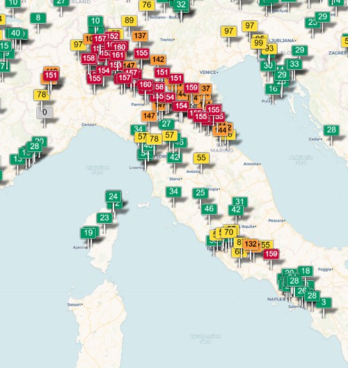 Inquinamento dell'aria in Italia