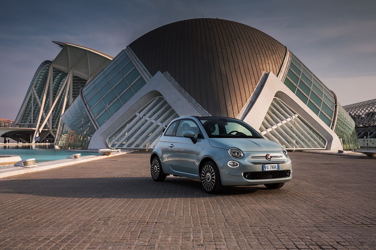 Fiat 500 Hybrid, anteriore