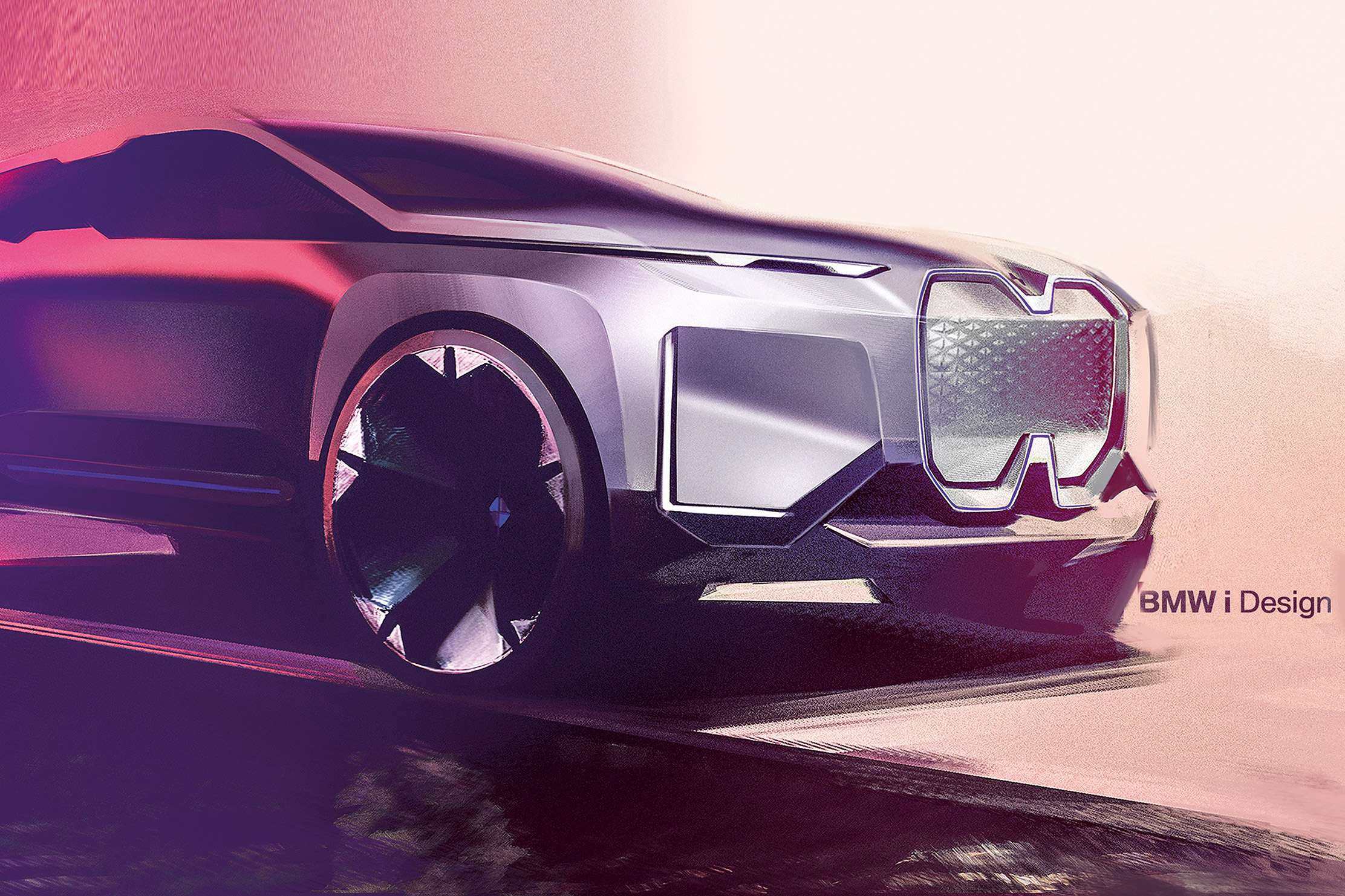 BMW iNEXT, vista anteriore