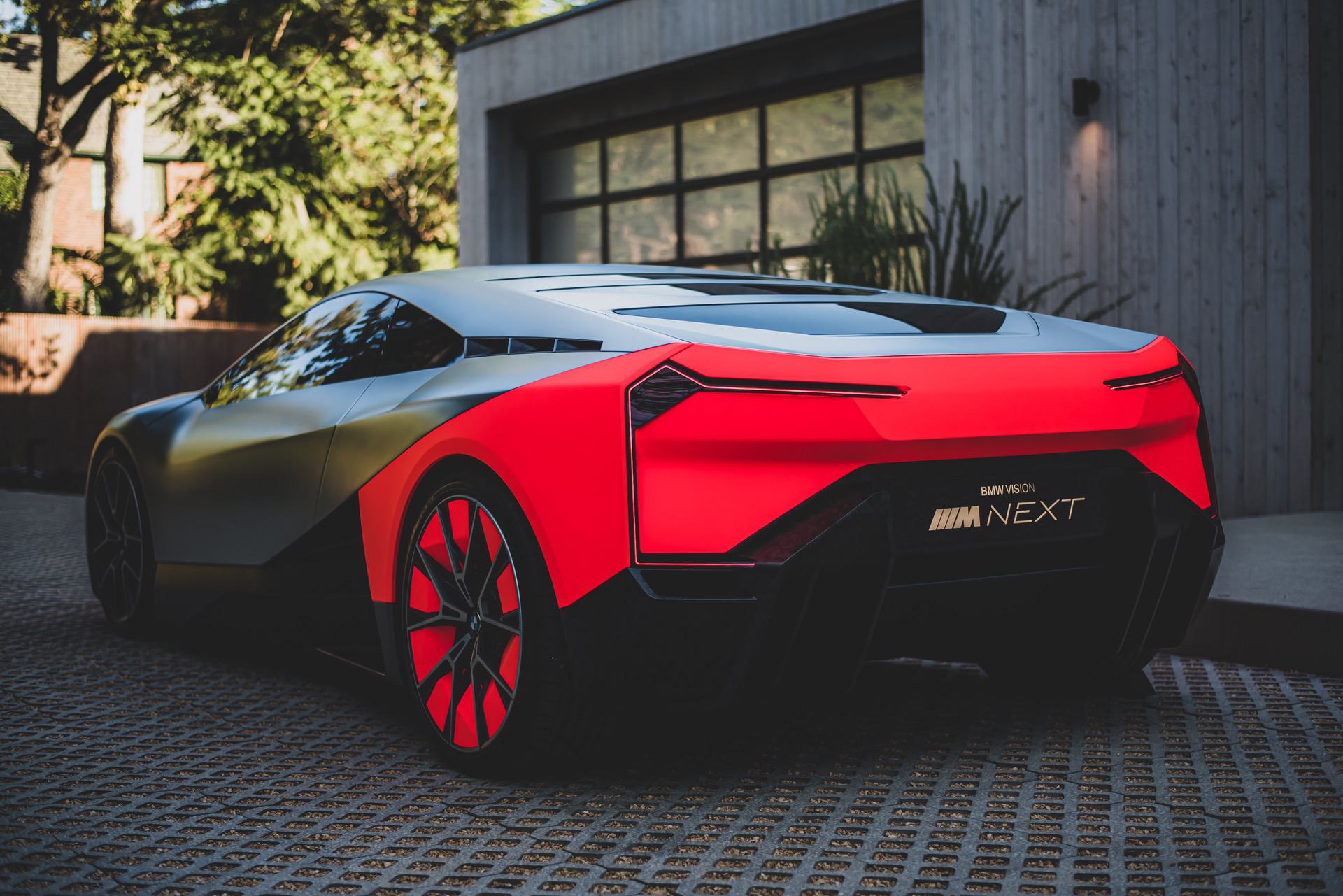 BMW Vision M Next, vista posteriore