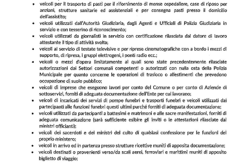 Ordinanza del sindaco di Milano: blocco del traffico del 2 febbraio 2020