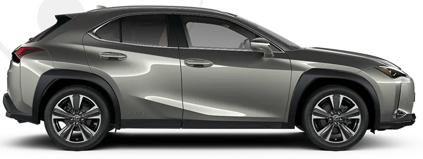 LExus UX Hybrid, una delle auto della flotta Kinto