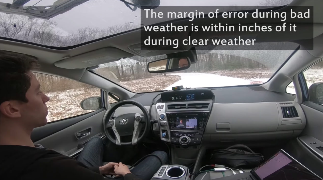 MIT: self-driving car e condizioni meteo avverse