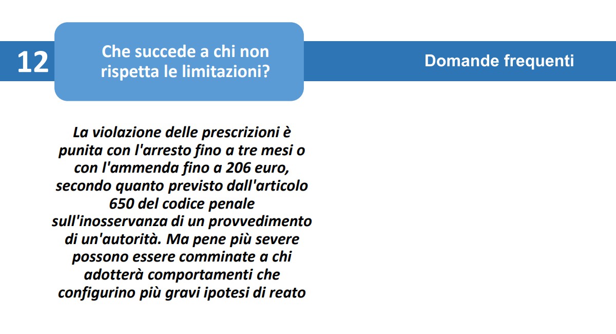 Ministero dell'Interno: regole per gli spostamenti da DPCM 9 marzo 2020