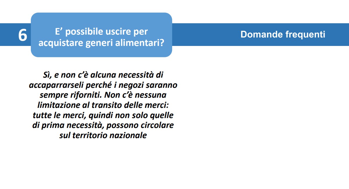 Ministero dell'Interno: regole per gli spostamenti da DPCM 9 marzo 2020