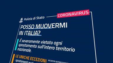 Coronavirus: mobilità fra Regioni limitata con il nuovo DPCM