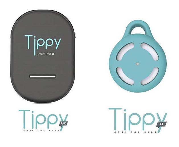 Dispositivo antiabbandono Tippy con accessorio per portachiavi