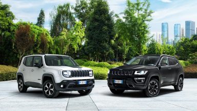 Jeep: futuro solo elettrico per i modelli Renegade e Compass