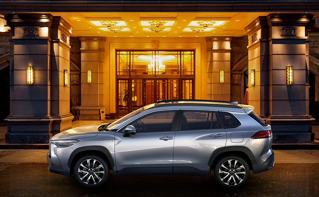 decoration and design of entrance of modern hotel