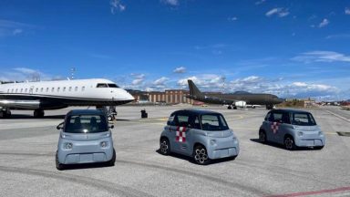 Citroën AMI reclutata nella flotta dell'aeroporto di Genova
