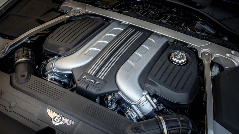 Foto del motore di Bentley Continental GT